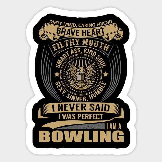 BOWLING Sticker by Nicolbar